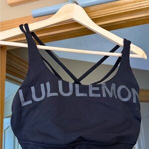 lululemon athletica Charcoal Sports Bra